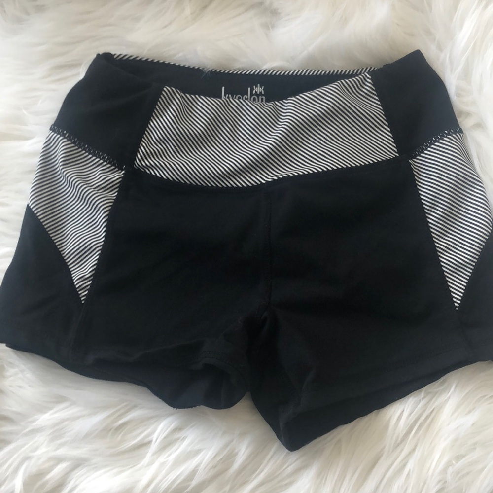 Black booty /spandex shorts